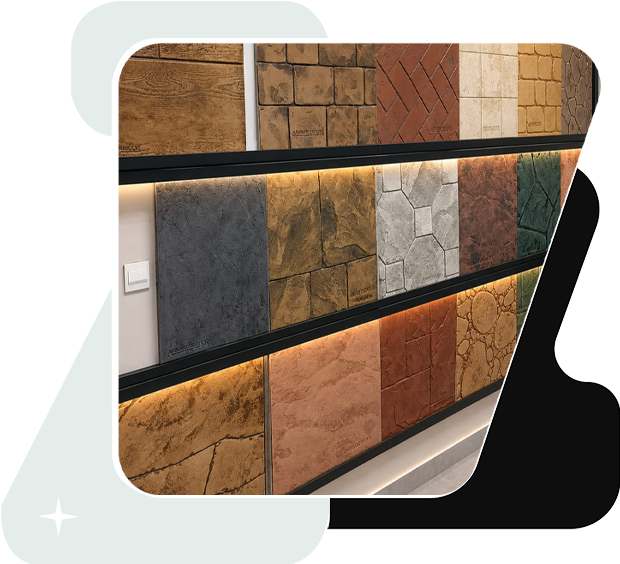 stamped concrete الخرسانة المطبوعة